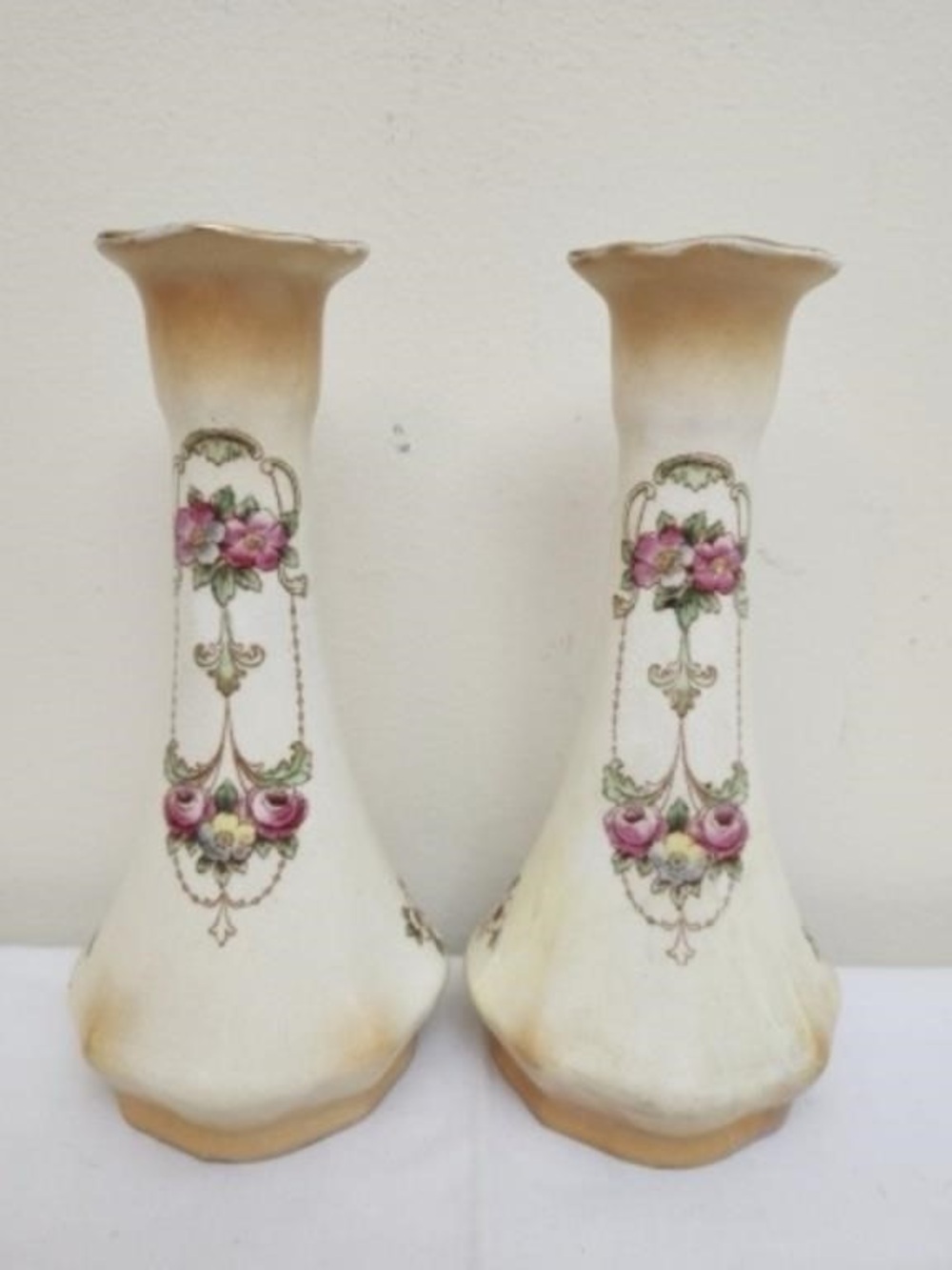 Antique Crown Devon Vases
